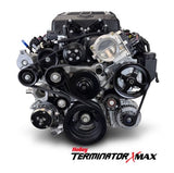GM LS Compatible 376 c.i. Pro Series Engine and 4L80E Automatic Transmission - 700 Horsepower - Standard Edition Builder Series - Black Pulley Kit - Holley Terminator X EFI System