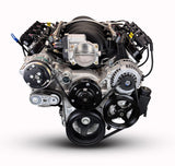 GM LS Compatible 427 c.i. Engine and TKX Manual Transmission - 605 Horsepower - Standard Edition Builder Series - Natural Pulley Kit - Holley Terminator X EFI System