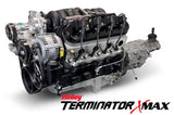 GM LS Compatible 427 c.i. Engine and TKX Manual Transmission - 605 Horsepower - Standard Edition Builder Series - Natural Pulley Kit - Holley Terminator X EFI System