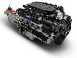 GM LS Compatible 427 c.i. Engine and T56 Manual Transmission - 585 Horsepower - Standard Edition Builder Series - Black Pulley Kit - Holley Terminator X EFI System