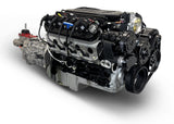 GM LS Compatible 427 c.i. Engine and T56 Manual Transmission - 585 Horsepower - Standard Edition Builder Series - Black Pulley Kit - Holley Terminator X EFI System