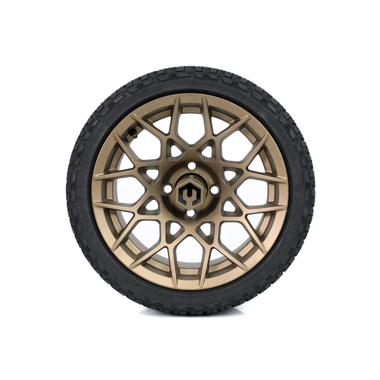 MODZ Blitz 14x7 Matte Bronze & X Comp A/T Tire Package