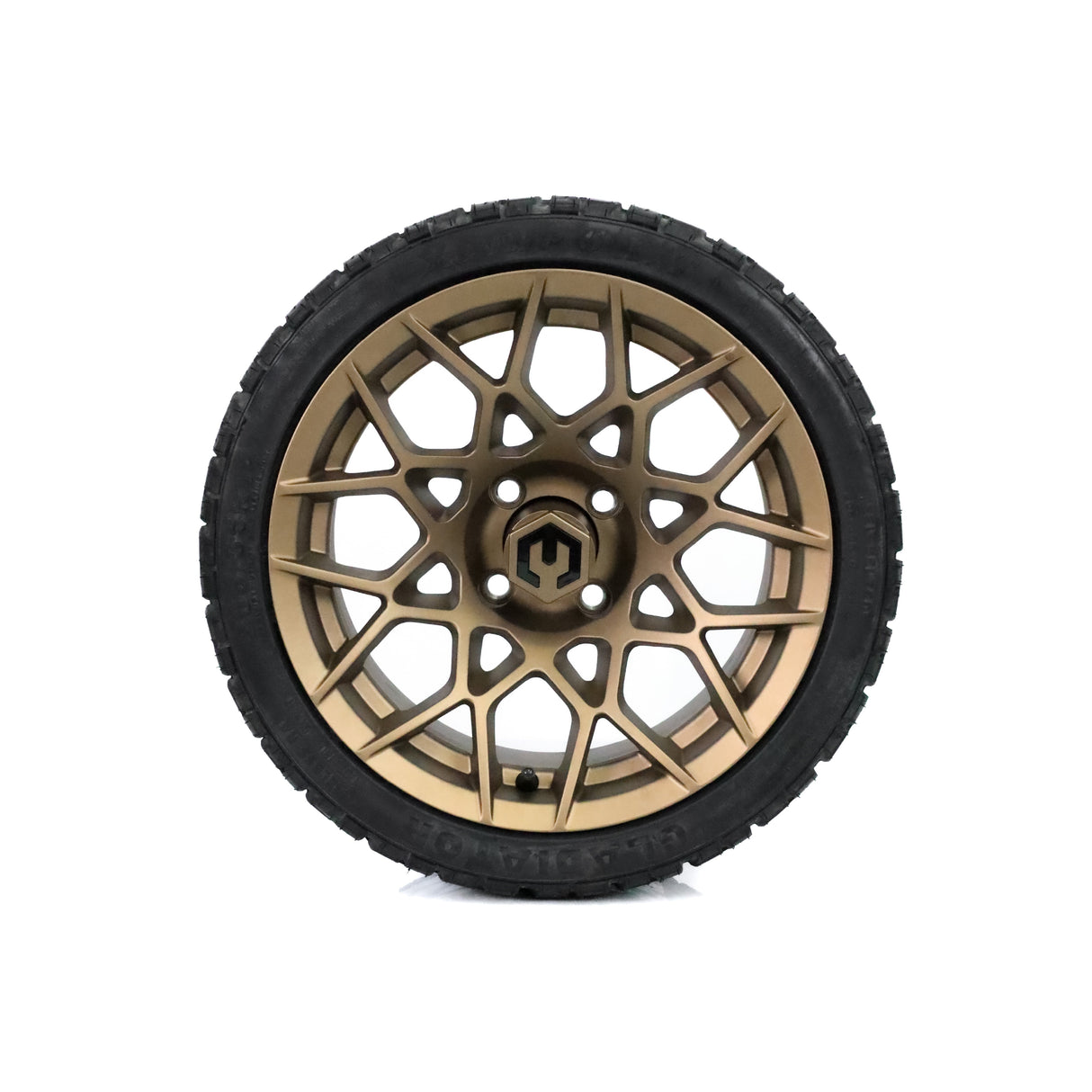 MODZ Blitz 14x7 Matte Bronze & X Comp X/T Tire Package