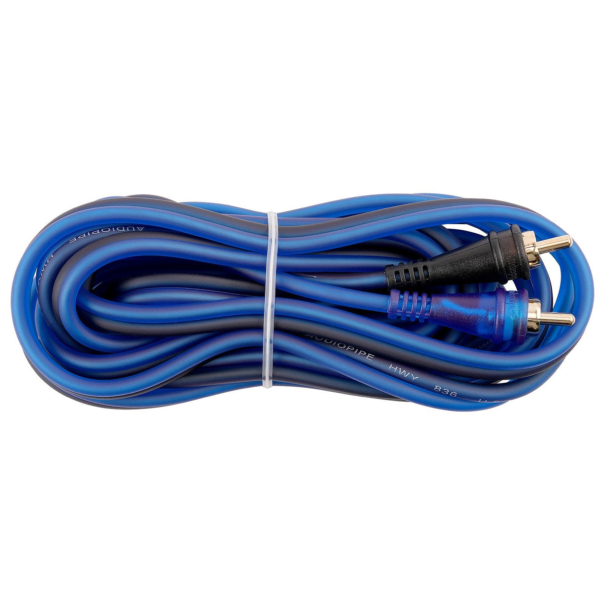 10FT Frosted RCA Audio Cable (BMV-BLS-10), 10-Pack (10 Individual Cables) Audiopipe