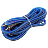 10FT Frosted RCA Audio Cable (BMV-BLS-10), 10-Pack (10 Individual Cables) Audiopipe