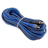 15FT Frosted RCA Audio Cable (BMV-BLS-15), 10-Pack (10 Individual Cables) Audiopipe