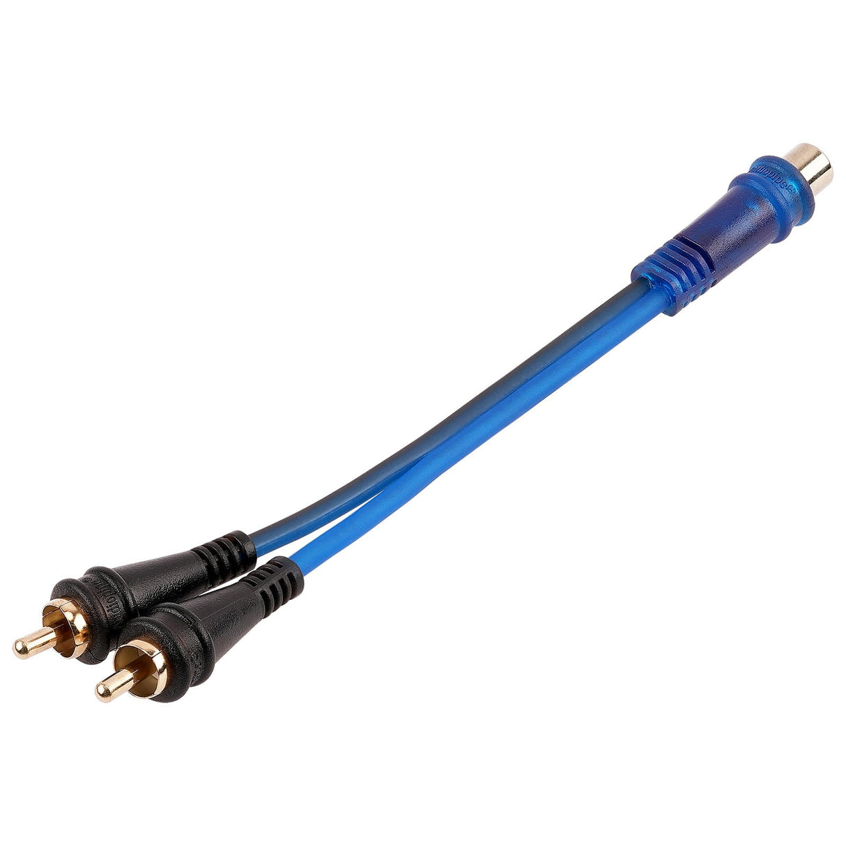 Oxygen Free Shielded “Y" RCA Audio Cable (BMV-BLS-YF-2M), 10-Pack (10 Individual Cables) Audiopipe