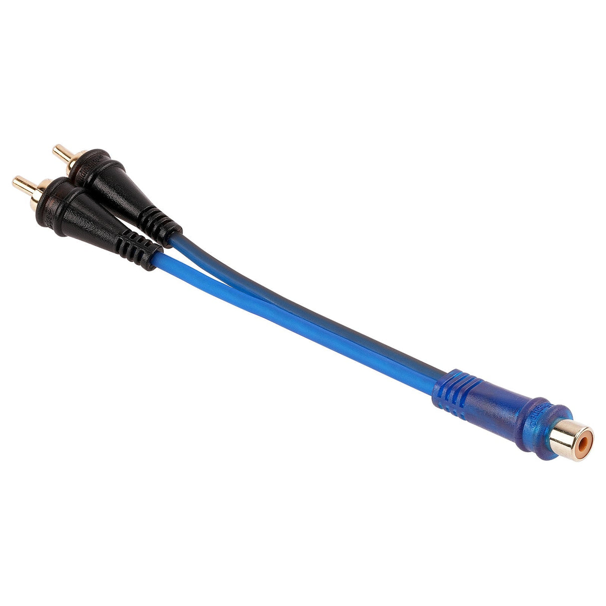 Oxygen Free Shielded “Y" RCA Audio Cable (BMV-BLS-YF-2M), 10-Pack (10 Individual Cables) Audiopipe