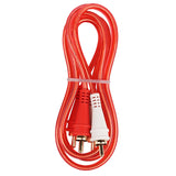3FT Oxygen Free RCA Audio Cable (BMV-G-3), 10-Pack (10 Individual Cables) Audiopipe