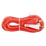 3FT Oxygen Free RCA Audio Cable With Right Angle (BMV-GRA-3), 10-Pack (10 Individual Cables) Audiopipe