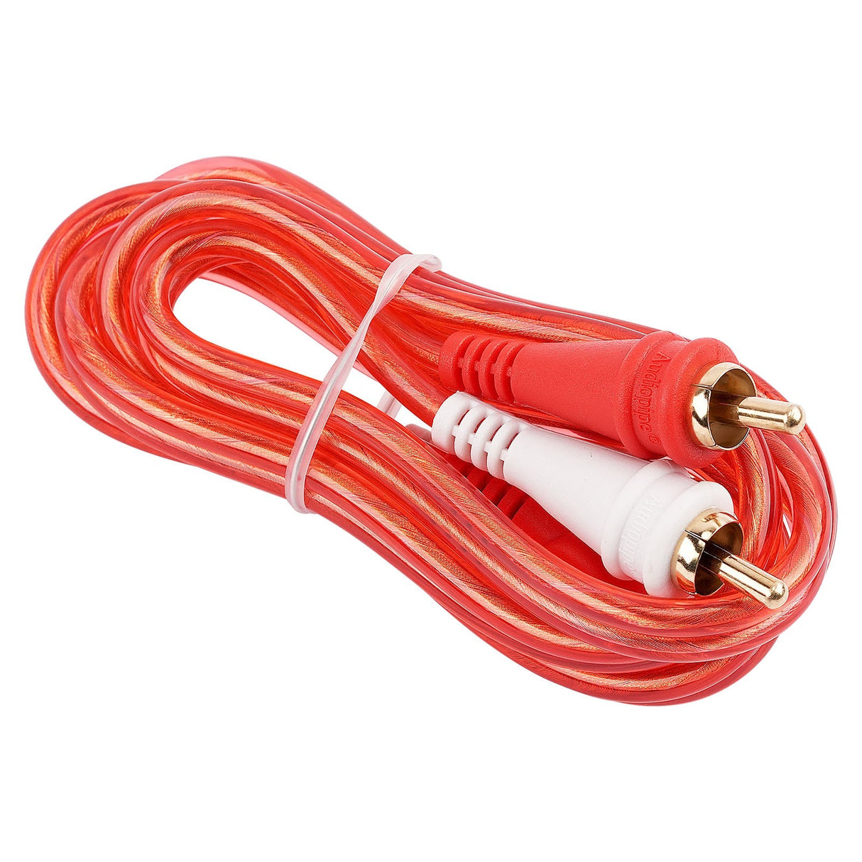 3FT Oxygen Free RCA Audio Cable With Right Angle (BMV-GRA-3), 10-Pack (10 Individual Cables) Audiopipe