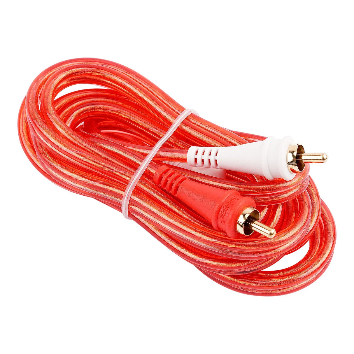 6FT Oxygen Free RCA Audio Cable With Right Angle (BMV-GRA-6), 10-Pack (10 Individual Cables) Audiopipe