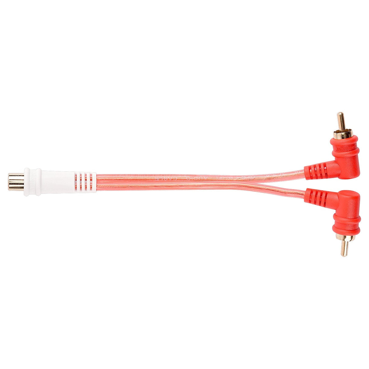 Female to 2 Male RCA Cable (BMV-GRA-F-2M), 10-Pack (10 Individual Cables) Audiopipe