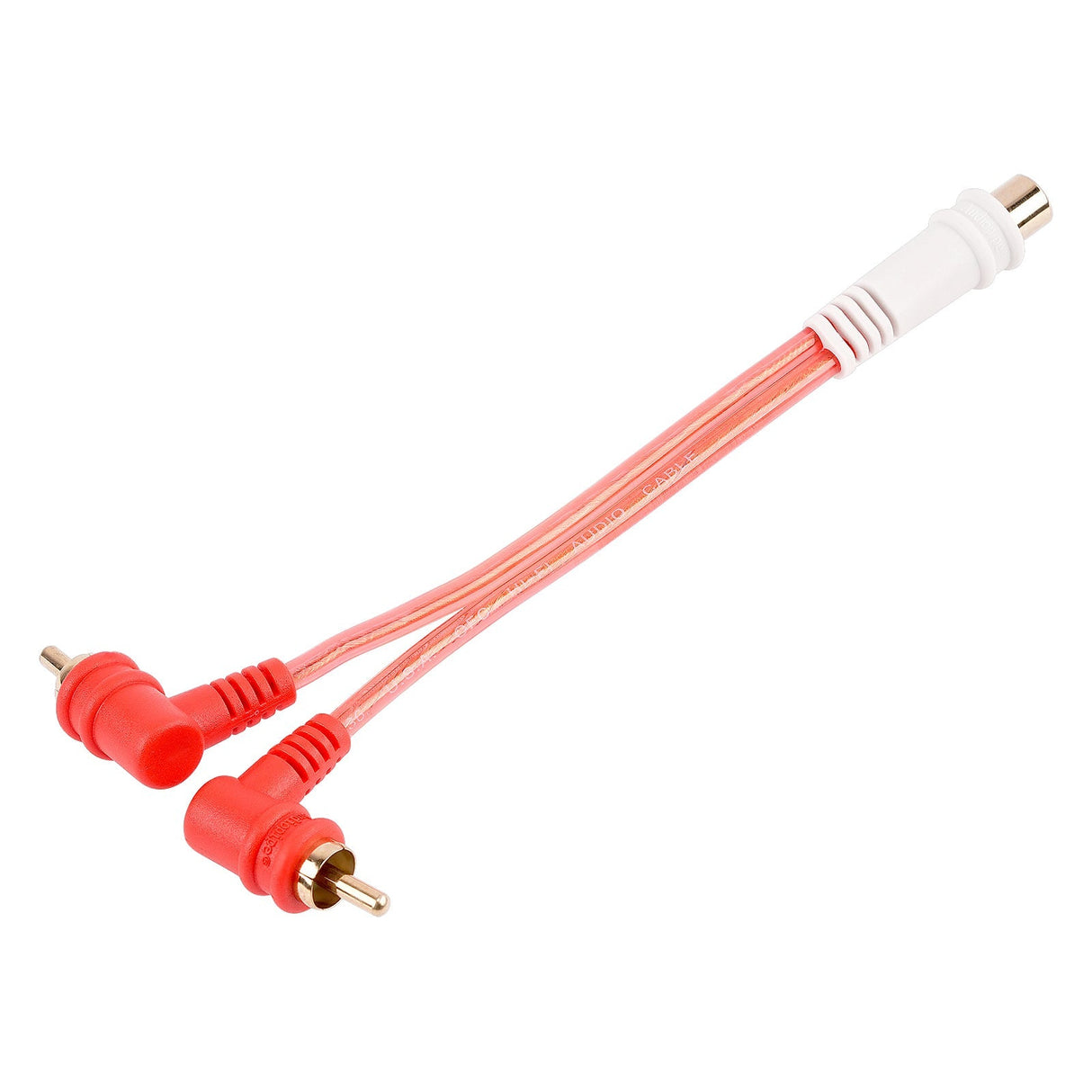 Female to 2 Male RCA Cable (BMV-GRA-F-2M), 10-Pack (10 Individual Cables) Audiopipe