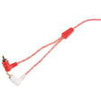12Ft 3.5mm to RCA Cable (BMV-GST-35-12), 10-Pack (10 Individual Cables) Audiopipe