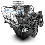 Ford Small Block Compatible 302 c.i. Engine - 361 Horsepower - Deluxe Dressed - Black Pulley Kit - Carbureted