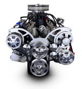 Ford Small Block Compatible 302 c.i. Engine - 361 Horsepower - Deluxe Dressed - Polished Pulley Kit - Carbureted