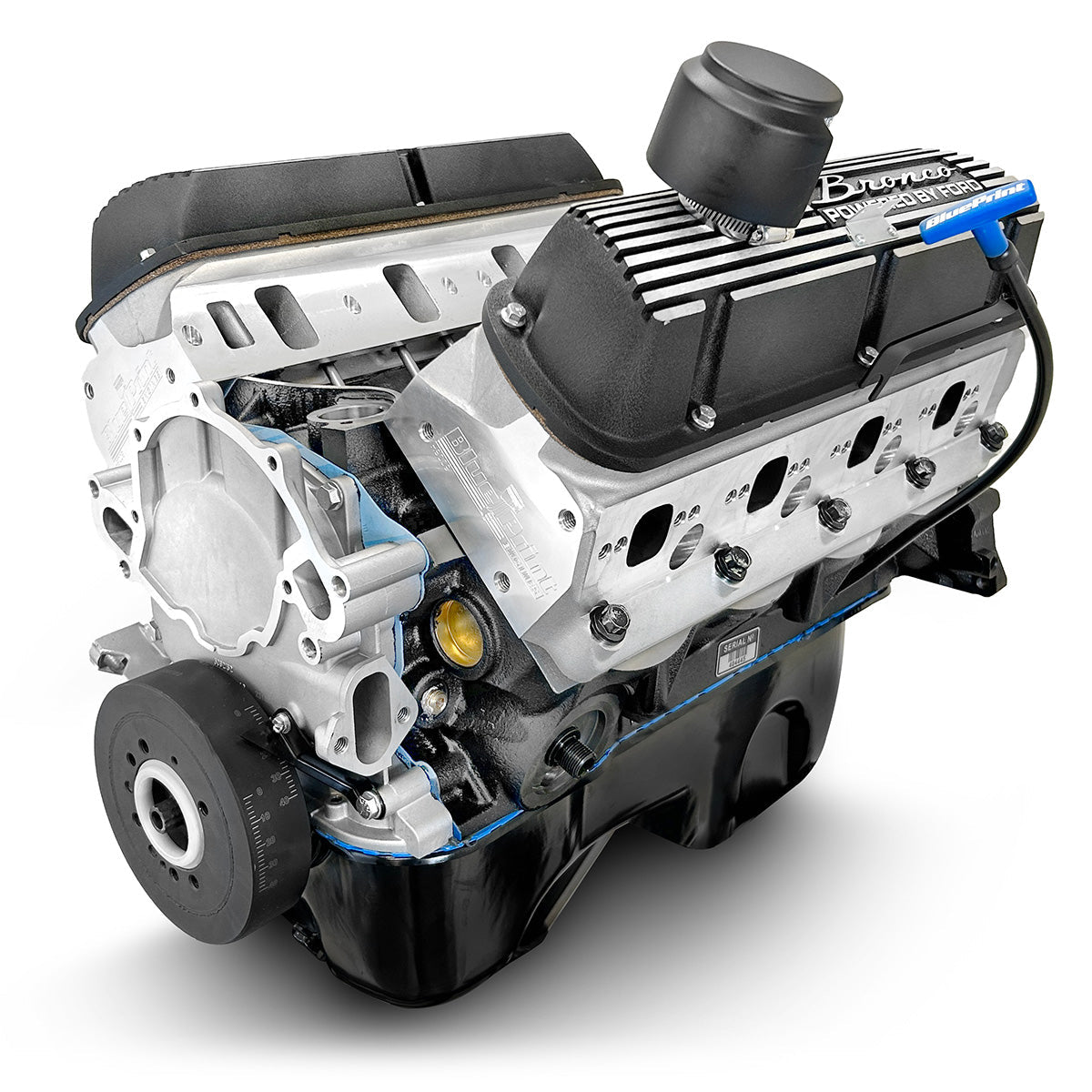 Ford Small Block Compatible 302 c.i. Engine - 365 Horsepower - Long Block Bronco Edition