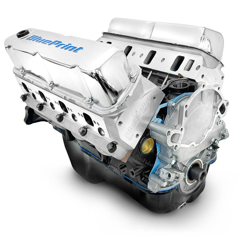 Ford Small Block Compatible 347 c.i. Engine - 415 Horsepower - Long Block - Rear Sump