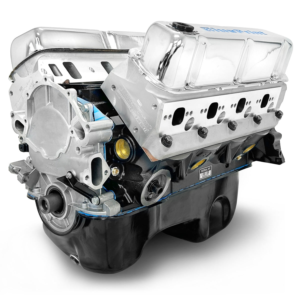 Ford Small Block Compatible 302 c.i. Engine - 361 Horsepower - Long Block - Rear Sump