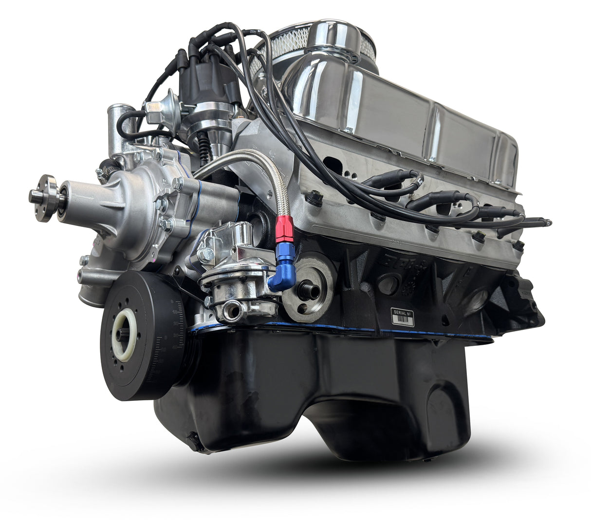 Ford Small Block Compatible 302 c.i. Engine - 361 Horsepower - Deluxe Dressed - Rear Sump - Carbureted