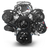 Ford Small Block Compatible 302 c.i. Engine - 361 Horsepower - Deluxe Dressed - Black Pulley Kit - Rear Sump - Carbureted