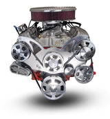 GM Small Block Compatible 327 c.i. Engine - 350 Horsepower - Deluxe Dressed - Polished Pulley Kit - Fuel Injected