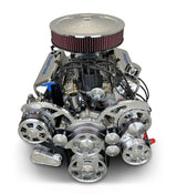 Ford Small Block Compatible 347 c.i. Engine - 415 Horsepower - Deluxe Dressed - Polished Pulley Kit - Fuel Injected