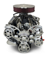 Ford Small Block Compatible 347 c.i. Engine - 415 Horsepower - Deluxe Dressed - Polished Pulley Kit - Rear Sump - Fuel Injected
