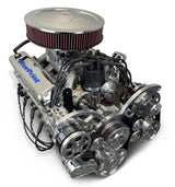 Ford Small Block Compatible 347 c.i. Engine - 415 Horsepower - Deluxe Dressed - Polished Pulley Kit - Rear Sump - Fuel Injected