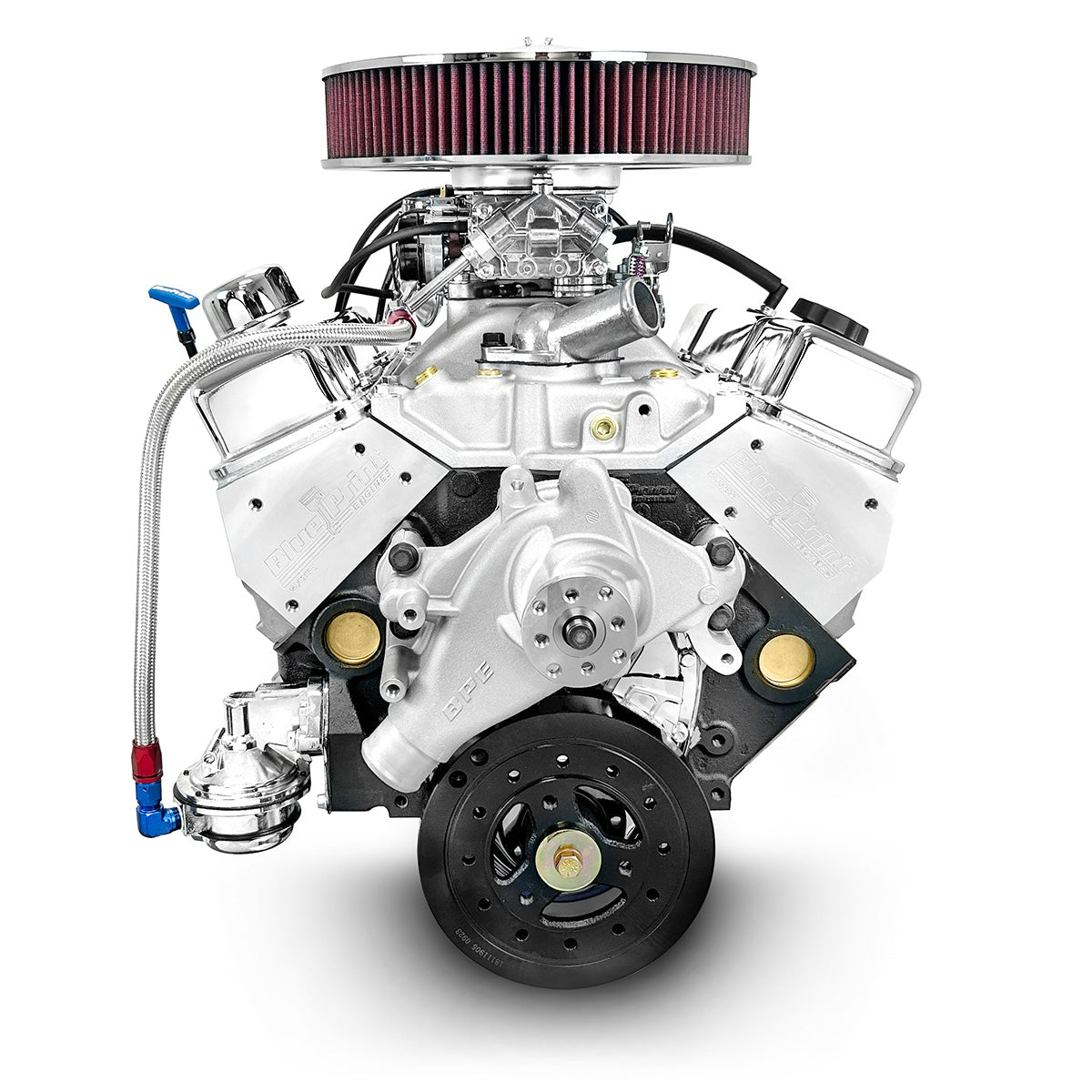 GM Small Block Compatible 350 c.i. Engine - 390 Horsepower - Deluxe Dressed - Carbureted
