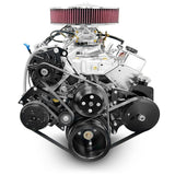 GM Small Block Compatible 383 c.i. Engine - 436 Horsepower - Deluxe Dressed - Black Pulley Kit - Carbureted