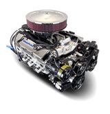 GM Small Block Compatible 383 c.i. Engine - 436 Horsepower - Deluxe Dressed - Black Pulley Kit - BluePrint Engines Calibrated ECU