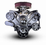 GM Small Block Compatible 400 c.i. Engine - 500 Horsepower - Deluxe Dressed - Black Pulley Kit - Multi-Port Fuel Injected