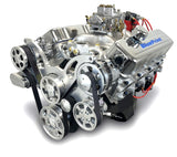 GM Big Block Compatible 454 c.i. Engine - 460 Horsepower - Deluxe Dressed - Polished Pulley Kit - Carbureted