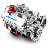 GM Big Block Compatible 496 c.i. Engine - 600 Horsepower - Deluxe Dressed - Polished Pulley Kit - Carbureted
