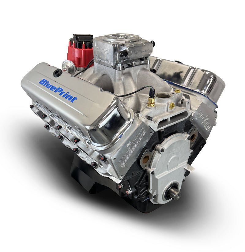 GM Big Block Compatible 496 c.i. Engine - 600 Horsepower - Base Dressed - Fuel Injected
