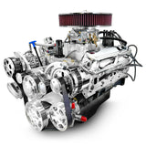 Chrysler Small Block Compatible 408 c.i. Engine - 465 Horsepower - Deluxe Dressed - Polished Pulley Kit - Carbureted