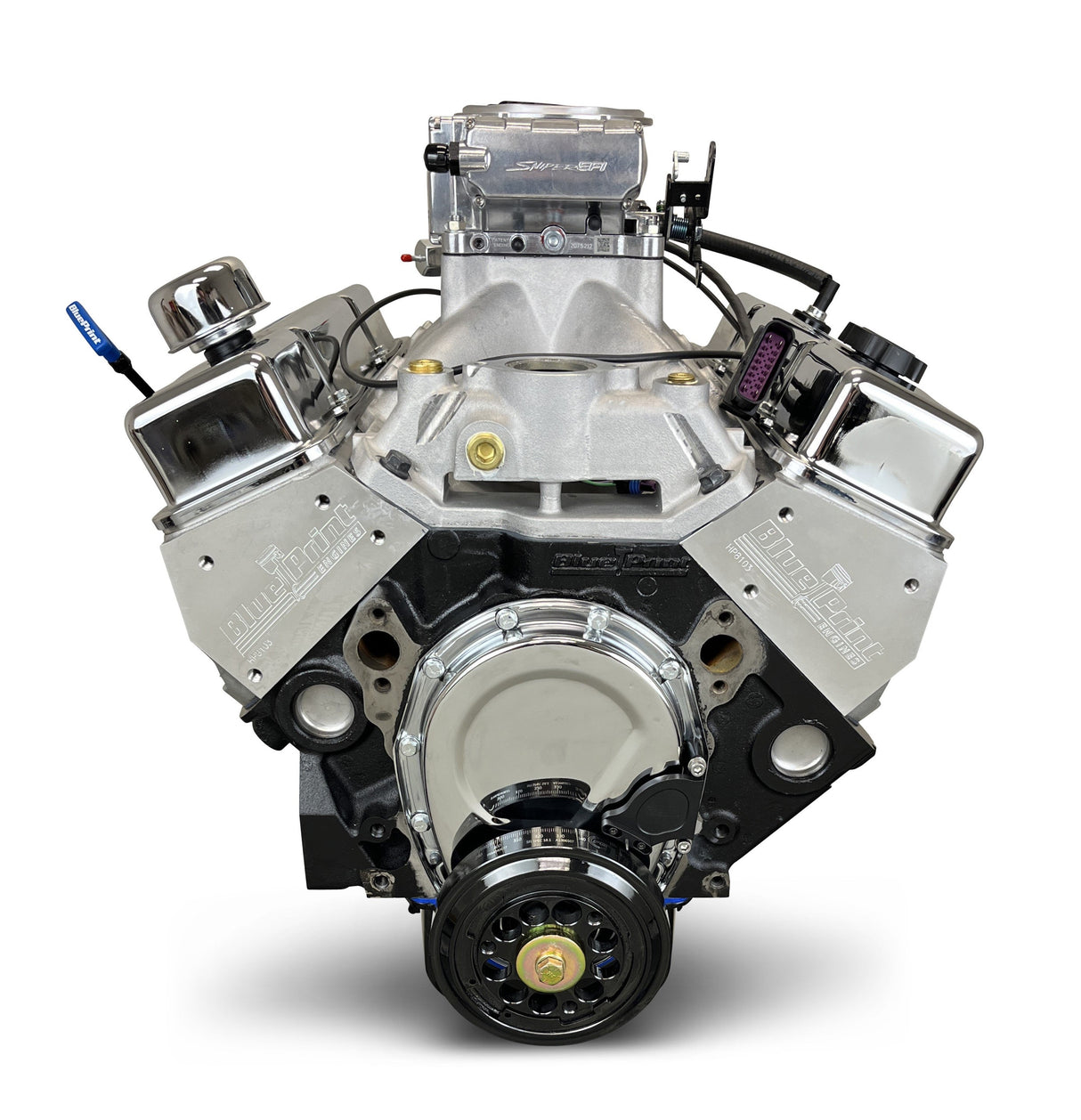 BluePrint Motorsports GM Small Block Compatible 396 c.i. Engine - 530 Horsepower - Base Dressed - Fuel Injected