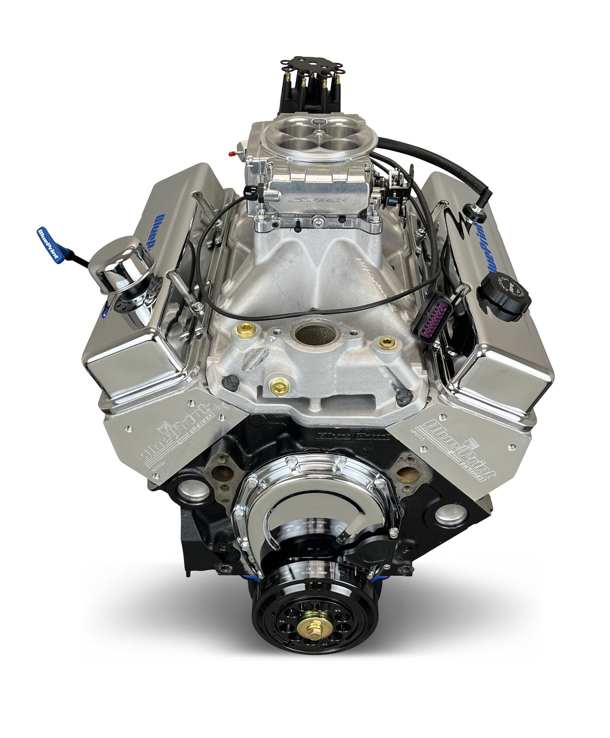 BluePrint Motorsports GM Small Block Compatible 396 c.i. Engine - 530 Horsepower - Base Dressed - Fuel Injected