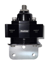 Regulator, Billet Fuel Pressure Regulator, Return Style, 4.5-9 PSI, 8AN ORB, BluePrint Logo, Black