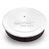 Air Cleaner with Drop Base - 14" Chrome