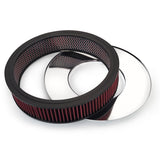 Air Cleaner with Dominator 4500 Base - 14" Chrome