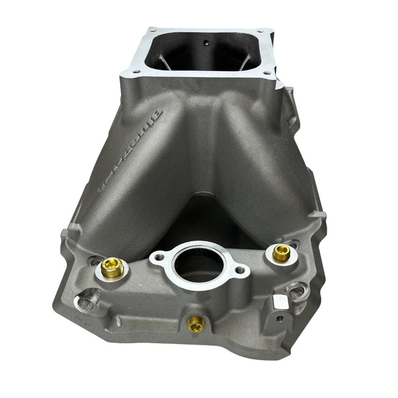 Intake Manifold, Big Block Chevy 632 Machined, Cast Aluminum BPE, 4500 Dominator Flange