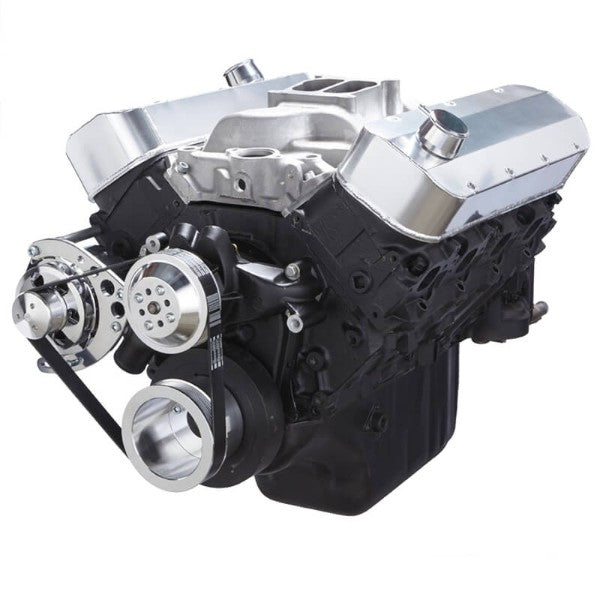 GM BB Tall Deck Compatible Front Accessory Drive - Quick Serpentine with Alternator | Water Pump | Brackets and Bolts