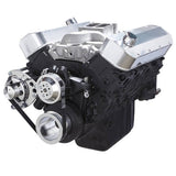 GM BB Tall Deck Compatible Front Accessory Drive - Quick Serpentine with Alternator | Water Pump | Brackets and Bolts