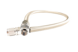 Carburetor to Pump Hose, Braided Stainless, Universal, 6AN, 30-inch, Assembled