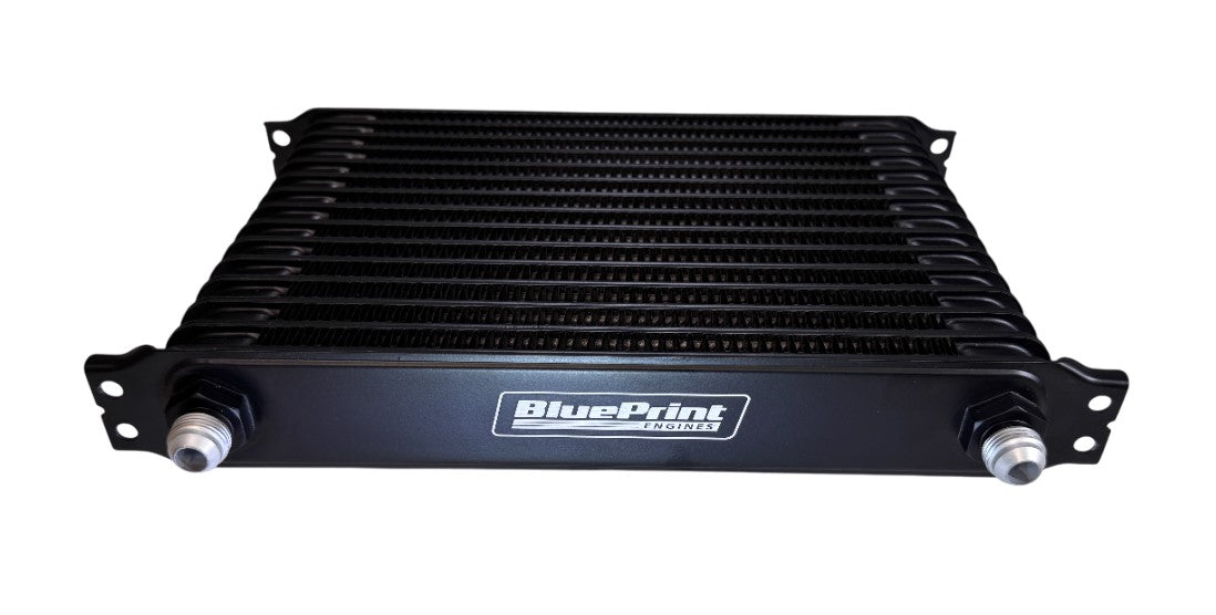BluePrint Engines 15 Row Stacked Plate HD Transmission Cooler w/ 8AN fittings