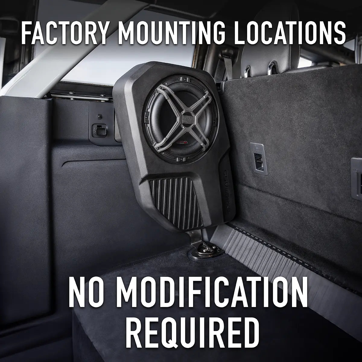 2021-2025 Ford Bronco 4-Door Rear Subwoofer Add-On SSV Works