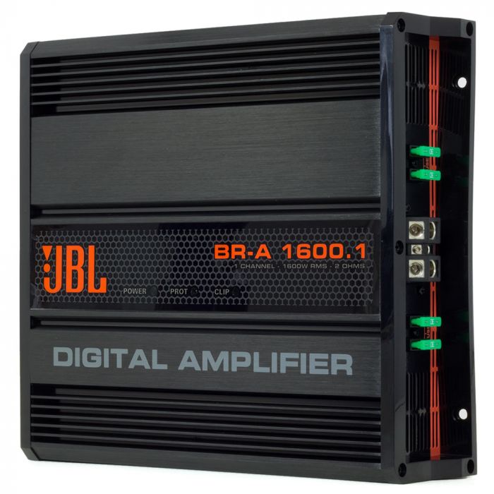 JBL BR-A 1600.2 Channel 1600 Watts RMS 2 Ohm Car Amplifier JBL